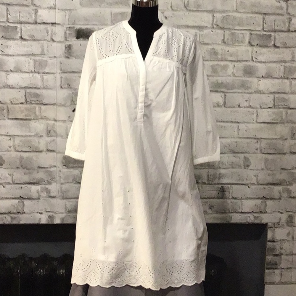 White Aline Mid-length Dress by Esprit
